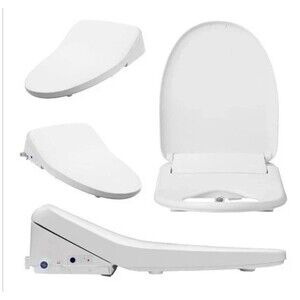 BIO BIDET HD-7500 Electric BIDET Toilet Seat Elongated White 7ZHD7500E By Bemis